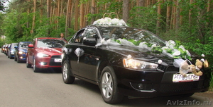 Аренда Свадебного Автомобиля. Свадебный Кортеж.  Автомобили Mitsubishi  Lancer X - Изображение #4, Объявление #356223