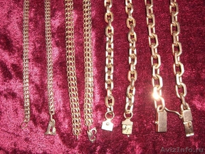 цепочки,браслеты,кольца,серьги,часы из золота  - Изображение #1, Объявление #513766