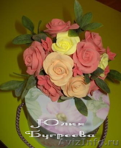 Свадебные букеты,цветочные композиции из полимерной глины - Изображение #4, Объявление #566785