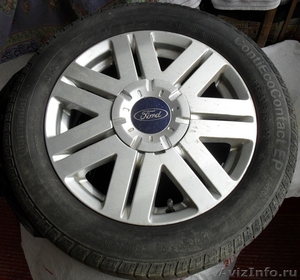 Литые диски с летней резиной на Ford Fusion - Изображение #1, Объявление #624202