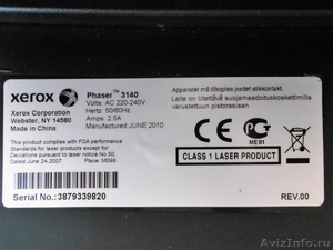 Принтер Xerox Phaser 3140 - Изображение #4, Объявление #1567162