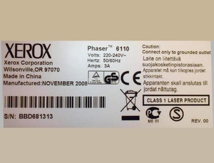 Принтер Xerox Phaser 6110 - Изображение #4, Объявление #1648541
